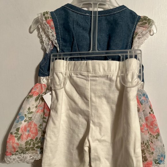 LOT 3 BABY GIRL OUTFITS SIZE 12 MO - Picture 2 of 6